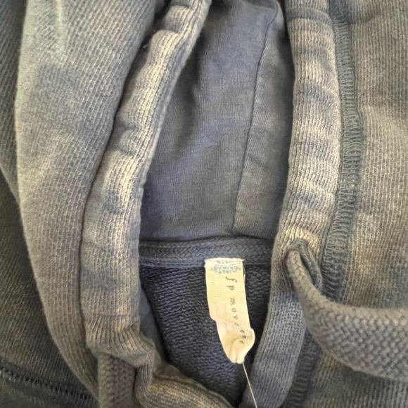 Free People blue hoodie - Picture 2 of 2